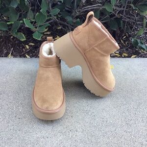 UGG Classic Ultra Mini Heights Chestnut NIB